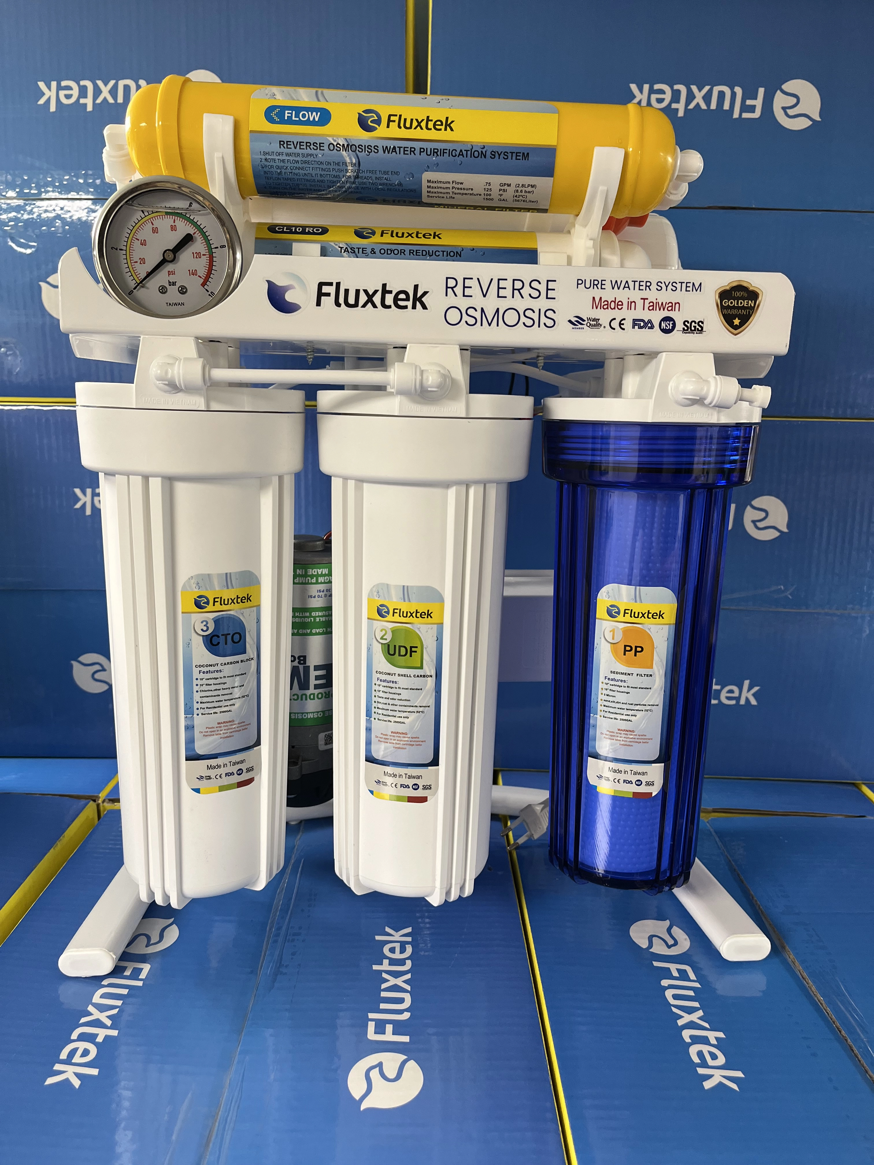 تصفیه آب ۷ مرحله ای تایوانی FLUXTEK